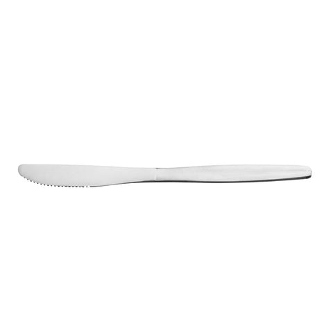 Trenton  MELBOURNE TABLE KNIFE-S/S SATIN HANDLES/MIRROR BLADE (Doz)