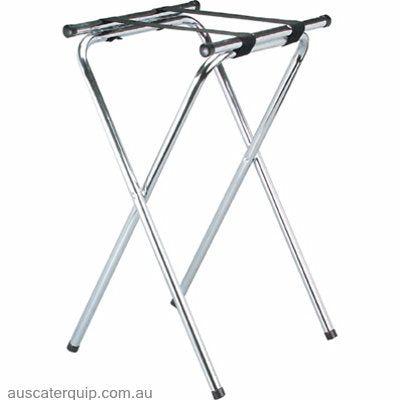 TRAY STAND-CHROME (480x400x770mm)-Auscaterquip
