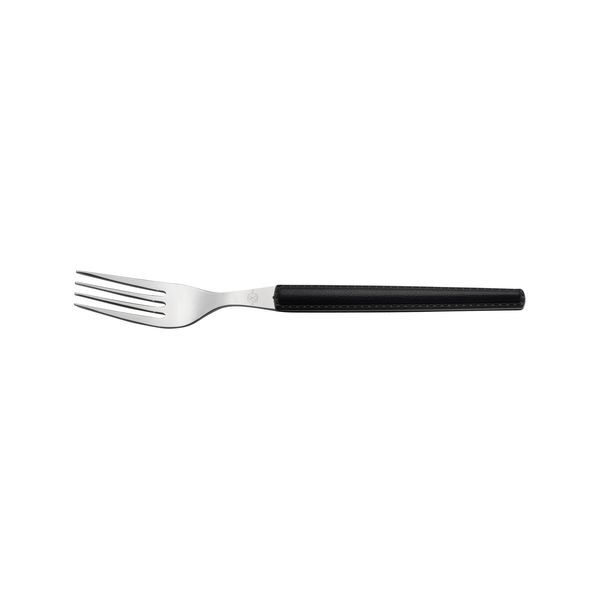 Amefa  FAUX LEATHER TABLE FORK-BLACK HDL  (Doz) - Discontinued