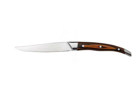 Athena LACROX STEAK KNIFE POINT TIP-OLIVE (SET OF 6)  (Set)