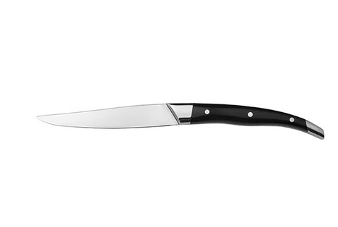 Athena LACROX STEAK KNIFE POINT TIP-BLACK (SET OF 6)  (Set)