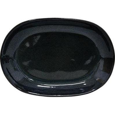 tablekraft ARTISTICA OVAL SERVING PLATTER-305x210mm MIDNIGHT BLUE-Auscaterquip