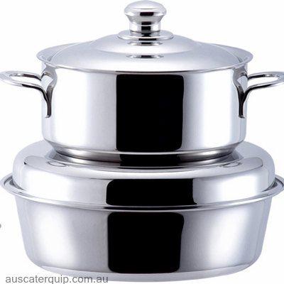Hyperlux INDUCTION SOUP SERVER 50°&90°-18/10 8Lt 330x340x340mm-Auscaterquip