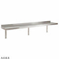 JEMI Single Tier Solid Wall Shelf - 1.0mm 1200mm wide-Auscaterquip