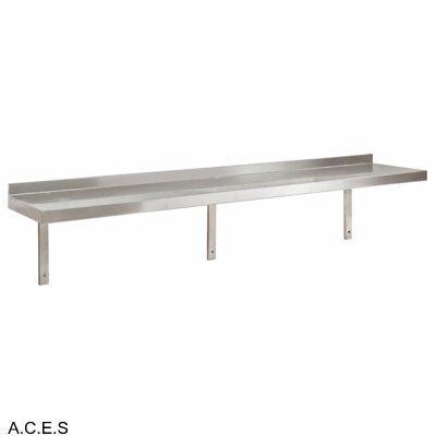 JEMI Single Tier Solid Wall Shelf - 1.0mm 1200mm wide-Auscaterquip