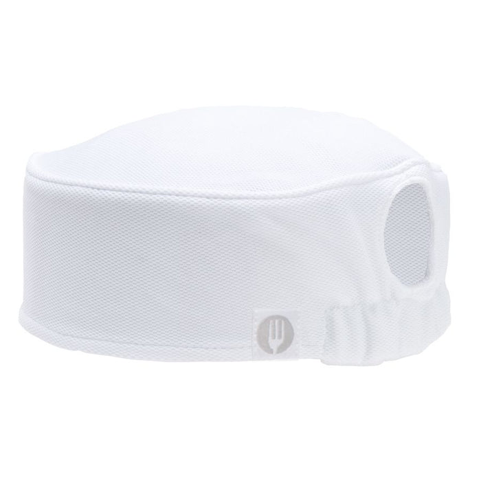 Womens White Total Vent Beanie-Auscaterquip