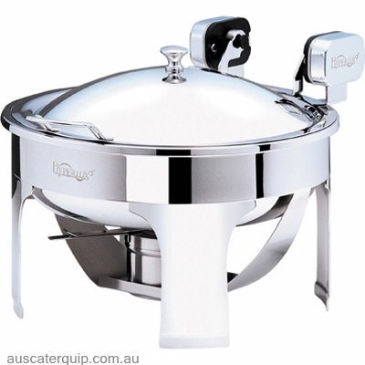 Hyperlux BABY WAVE CHAFER-ROUND 50°&90° CF-18/10 500x320x600mm-Auscaterquip