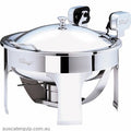 Hyperlux BABY WAVE CHAFER-ROUND 50°&90° CF-18/10 400x300x500mm-Auscaterquip