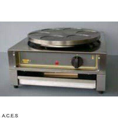 ROLLER GRILL Crepe Machine - Cast Iron 400 - 6 x 10 Dimple-Auscaterquip