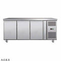 GREENLINE Bench Refrigeration 600 Deep (3 Solid Doors)-Auscaterquip