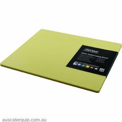 Chef Inox CUTTING BOARD-PP 380x510x12mm YELLOW-Auscaterquip