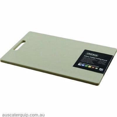 Chef Inox CUTTING BOARD-PP 230x380x12mm BROWN W/HDL-Auscaterquip