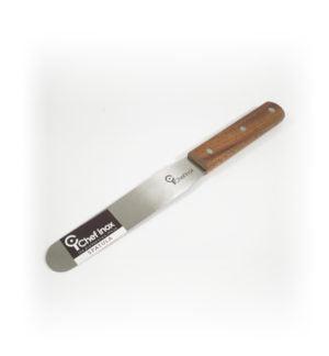 Chef Inox SPATULA-Stainless Steel 200x30mm 8" Wood Handle