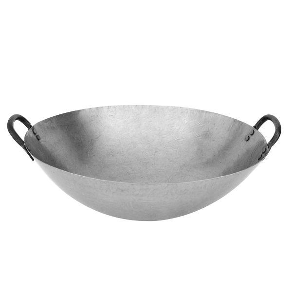 Trenton  WOK ROUND BOTTOM-IRON, 360mm  (Each)