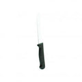Tablekraft STEAK KNIFE-Stainless Steel BLACK HANDLE  ROUND TIP DOZ