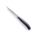 Tablekraft PARIS STEAK KNIFE-Stainless Steel BLACK PAKAWOOD POINTED TIP