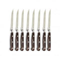Tablekraft 8PC STEAK KNIFE SET PAKKA HANDLE FULL TANG 120mm Set