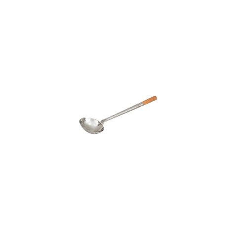 Chef Inox LADLE-Stainless Steel, WOODEN HANDLE 105x330mm