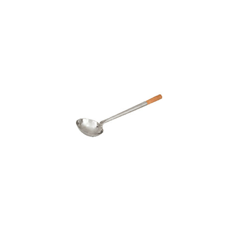 Chef Inox LADLE-Stainless Steel, WOODEN HANDLE 115x355mm