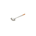 Chef Inox LADLE-Stainless Steel, WOODEN HANDLE 105x330mm