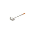 Chef Inox LADLE-Stainless Steel, WOODEN HANDLE 105x330mm