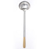 Chef Inox SKIMMER BOWL-Stainless Steel, WOODEN HANDLE 135x400mm