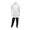 White Wide 1/2 Bistro Patch Pocket Apron-Auscaterquip