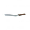 Chef Inox SPATULA--CRANKED Stainless Steel 250x39mm 10" Wood Handle