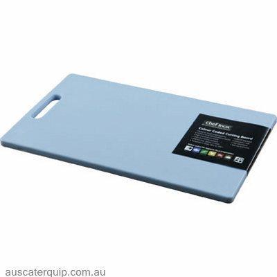 Chef Inox CUTTING BOARD-PP 230x380x12mm BLUE W/HDL-Auscaterquip
