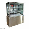 MITCHEL BLACK 900mm straight glass cold cabinet