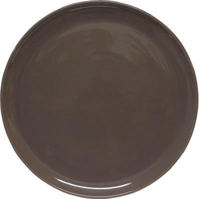 Tablekraft ARTISTICA ROUND PLATE-270mm Rolled Edge REACTIVE BROWN EA