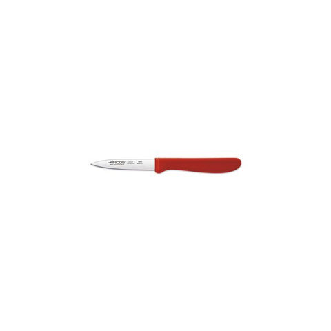 Arcos GENOVA PARING KNIFE RED HANDLE-85mm  (Each)