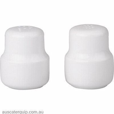 Royal Porcelain PEPPER SHAKER-60x50mm CHELSEA FLAT-LID SERIES (09/5514)-Auscaterquip