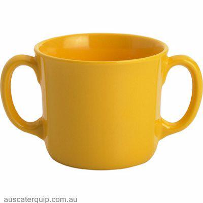 JAB GELATO CUP WITH 2 HANDLES YELLOW 250ml-Auscaterquip
