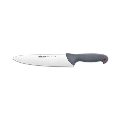 Arcos COLOUR PROF CHEF'S KNIFE-250mm, WIDE BLADE GREY HANDLE (Each)
