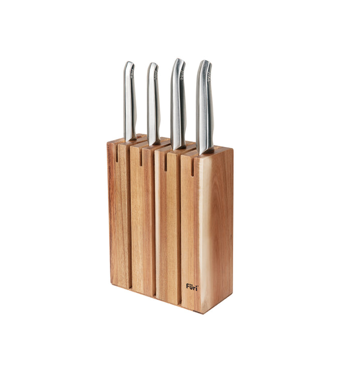 Furi Knives FURI-ACACIA WOOD KNIFE BLOCK SET 5PC 9/15/17/20CM (41367)