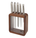 Furi Knives FURI-PRO VAULT CLEAR/WOOD 6PC BLOCK SET 9/17/20x2CM (41375)