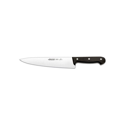 Arcos UNIVERSAL CHEF'S KNIFE-250mm, WIDE BLADE BLACK HANDLE (Each)