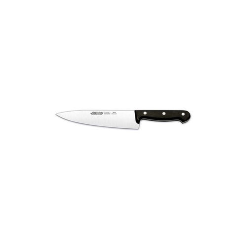 Arcos UNIVERSAL CHEF'S KNIFE-200mm, WIDE BLADE BLACK HANDLE (Each)