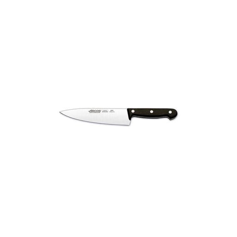 Arcos UNIVERSAL CHEF'S KNIFE-175mm, WIDE BLADE BLACK HANDLE (Each)