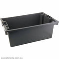 Unica TOTE BOX-STACKABLE GREY 660x450x230 SUITS 9600-Auscaterquip