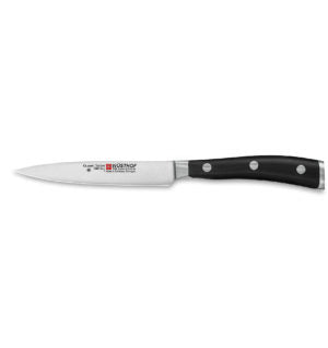 Wusthof CLASSIC IKON BLACK UTILITY KNIFE 90mm (1040330412W)