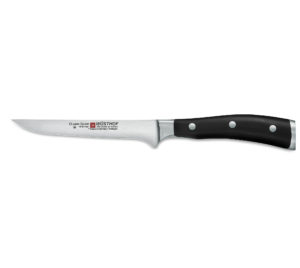 Wusthof CLASSIC IKON BLACK BONING KNIFE 140mm (1040331414W)
