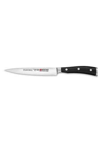Wusthof CLASSIC IKON BLACK FILLET KNIFE 160mm (1040333716W)