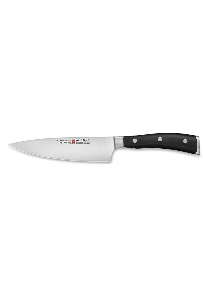 Wusthof CLASSIC IKON BLACK COOK'S KNIFE 160mm (1040330116W)