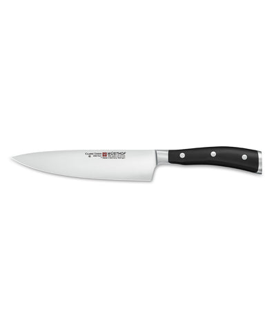 Wusthof CLASSIC IKON BLACK COOK'S KNIFE 180mm (1040330118W)