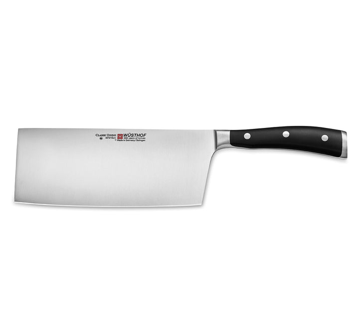 Wusthof CLASSIC IKON BLACK CHINESE CHEF KNIFE 180mm(10403318