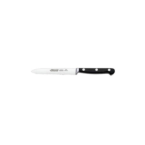 Arcos CLASICA TOMATO KNIFE-130mm, SERRATED BLACK HANDLE (Each)