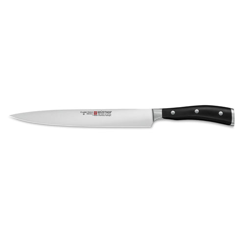 Wusthof CLASSIC IKON BLACK CARVING KNIFE 230mm (1040330723W)