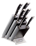 Wusthof CLASSIC IKON BLACK KNIFE BLOCK SET 7pc (1090370601W)